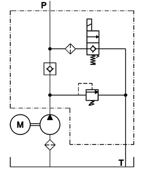 trailer and truck use power up gravity down 12V hydraulic power units