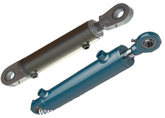 steel double action welded hydraulic piston cylinder for garbage truck