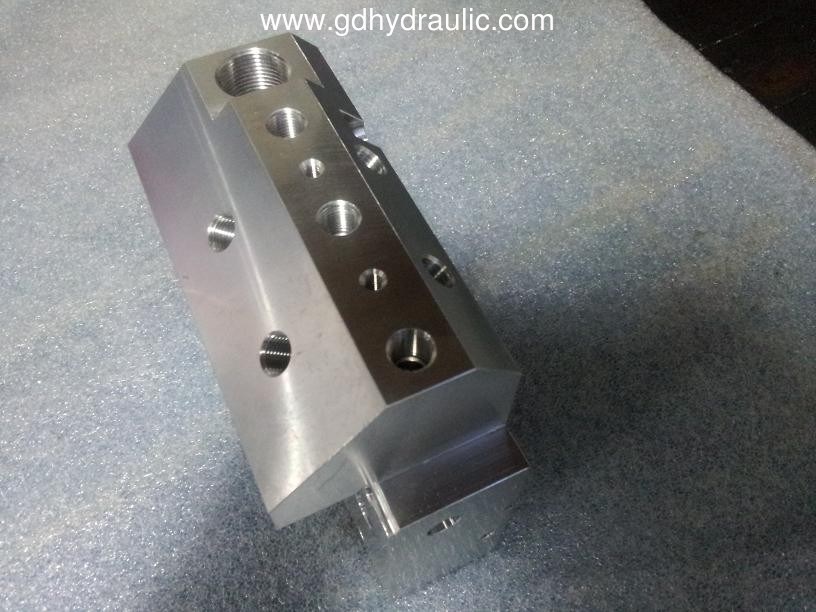 Hydraulic manifold block