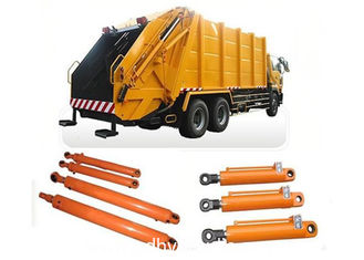 rubbish collector truck use customized double action hydraulic cylinder