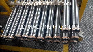 Four Post Car lift Hollow Rod single acting Hydraulic Cylinder with control flow hole