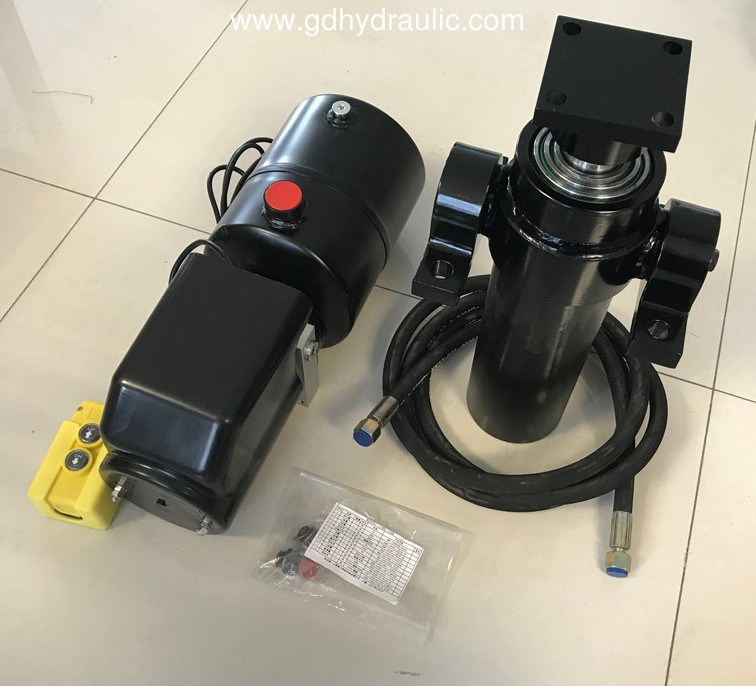 4 Stage Multistage Hydraulic Cylinders of Tipper Dump Truck